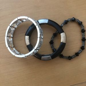 Stretch Bracelets - lot of 3. Interesting designs!